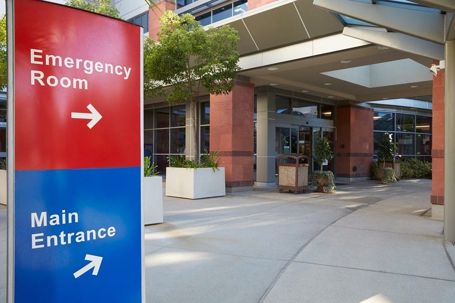 Emergency room hospital